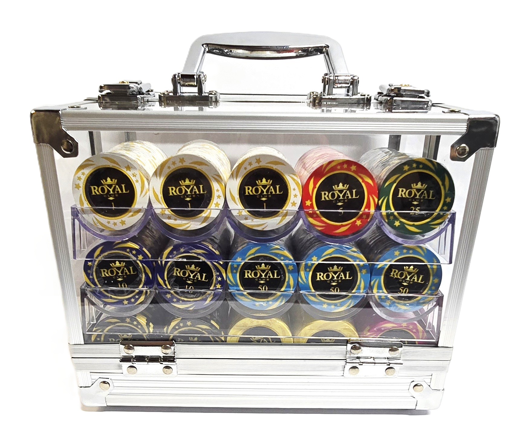 600pc 14g Clay Royal Chip Set-With Case