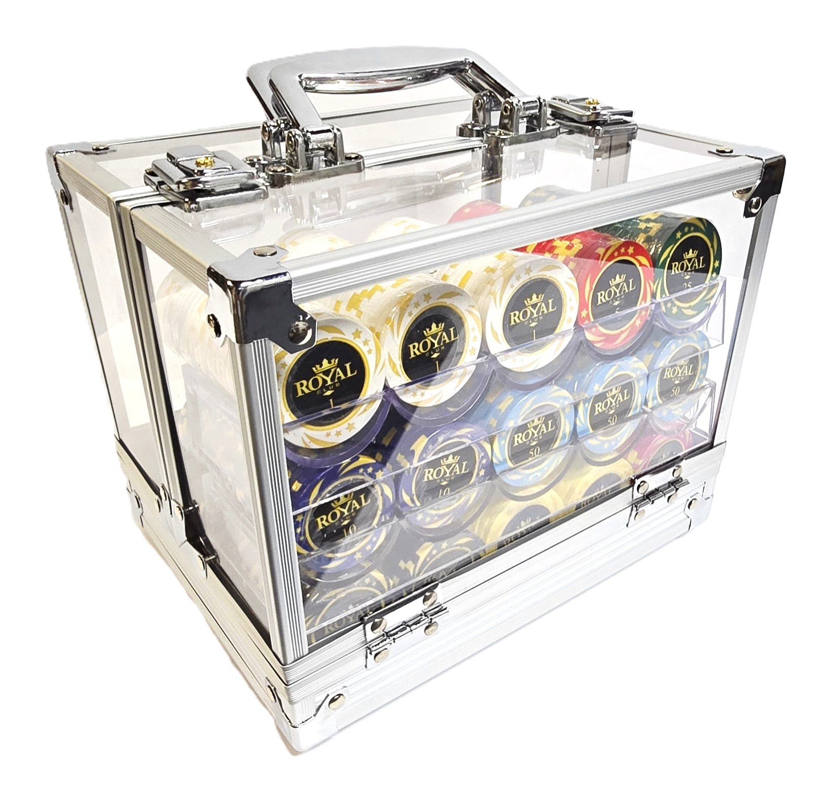 600pc 14g Clay Royal Chip Set-With Case