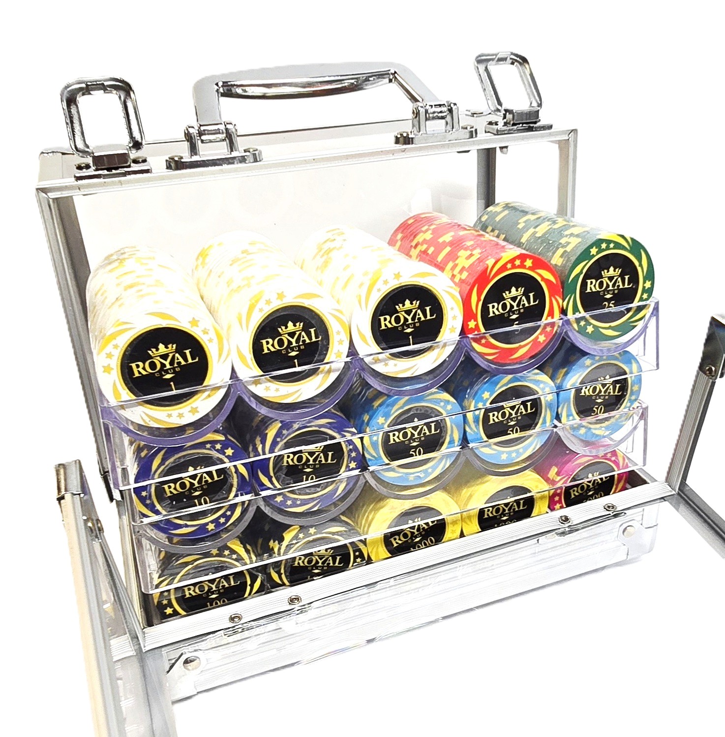 600pc 14g Clay Royal Chip Set-With Case