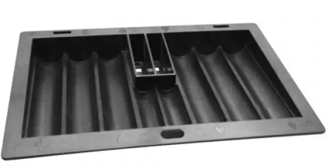 Black Chip Tray (Holds 350 Chips)