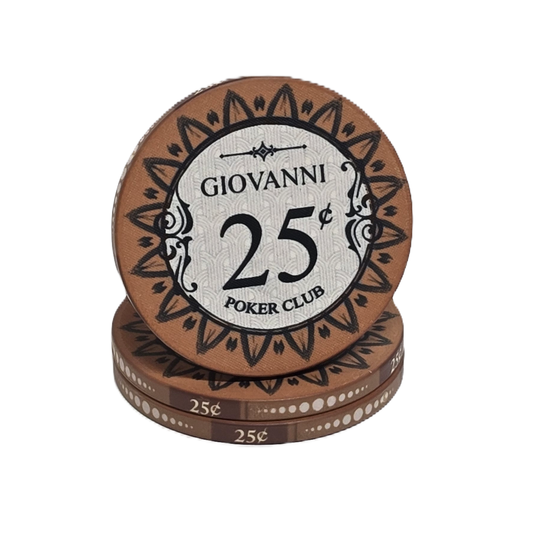 $0.25 Brown Giovanni Ceramic