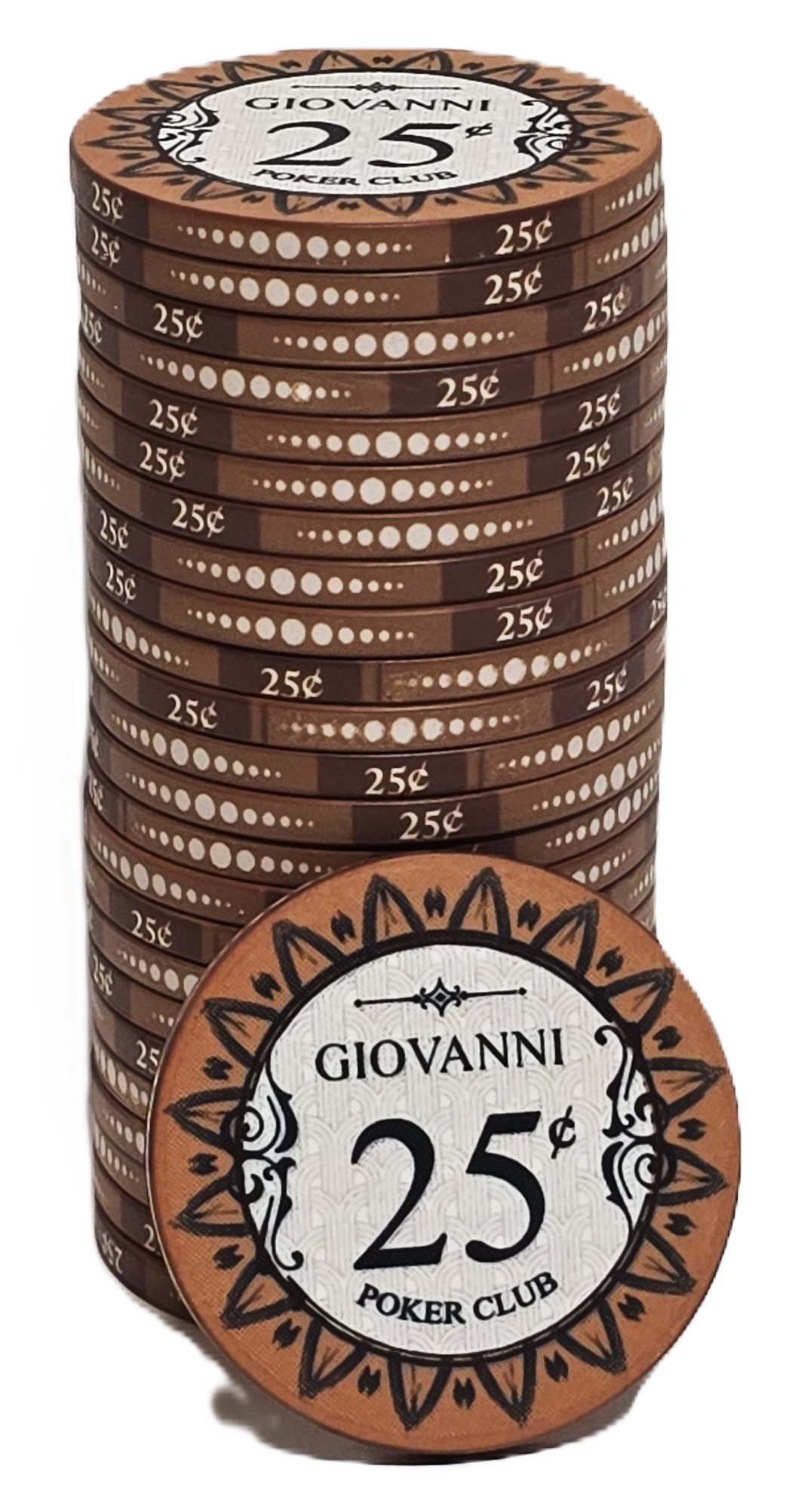 $0.25 Brown Giovanni Ceramic