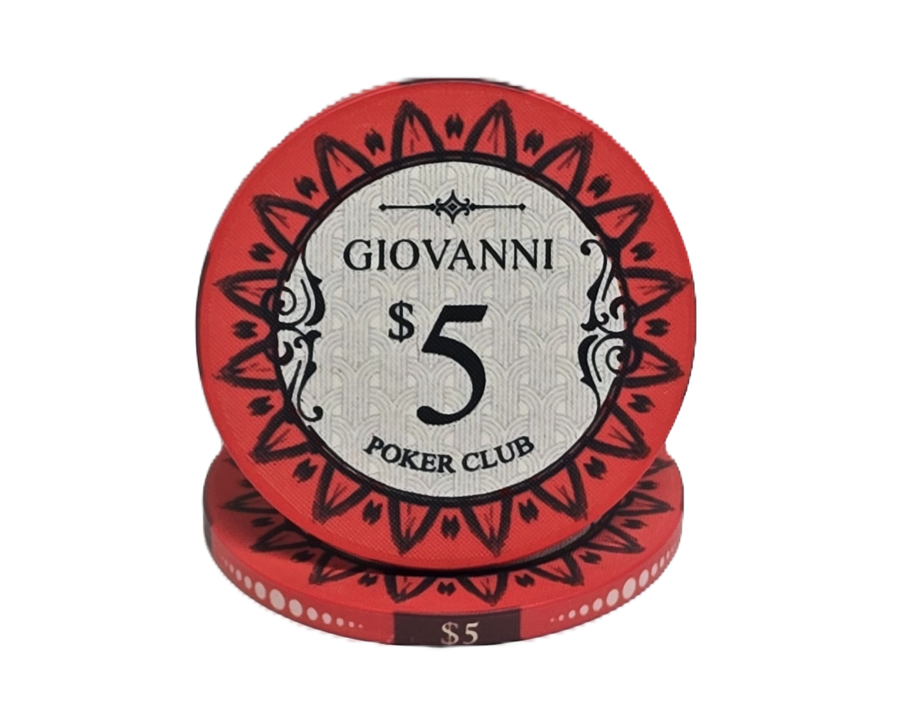 $5 Red Giovanni Ceramic
