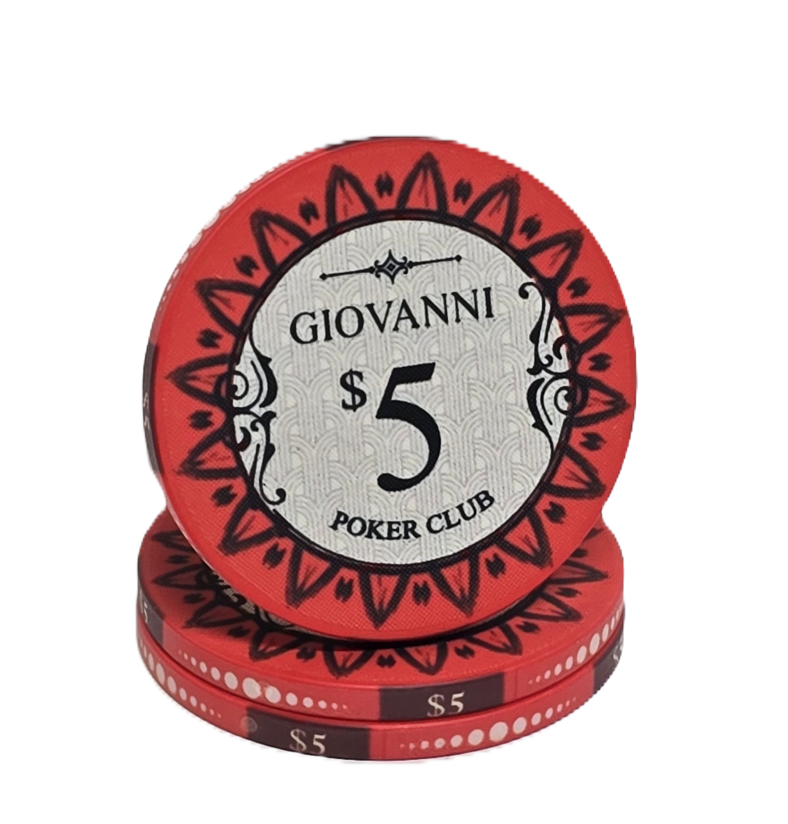 $5 Red Giovanni Ceramic