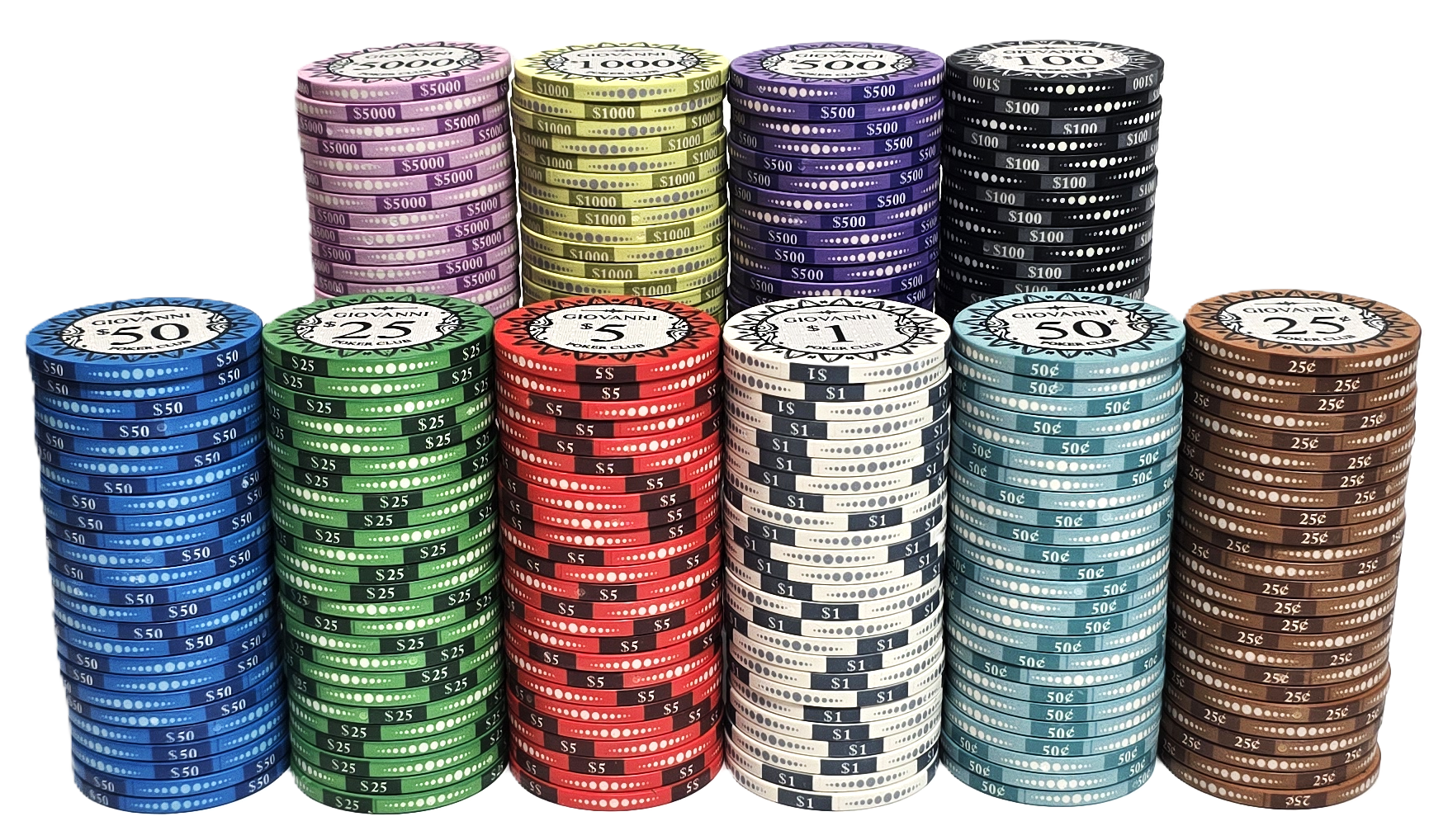 300pc - Giovanni Ceramic Set - No Case