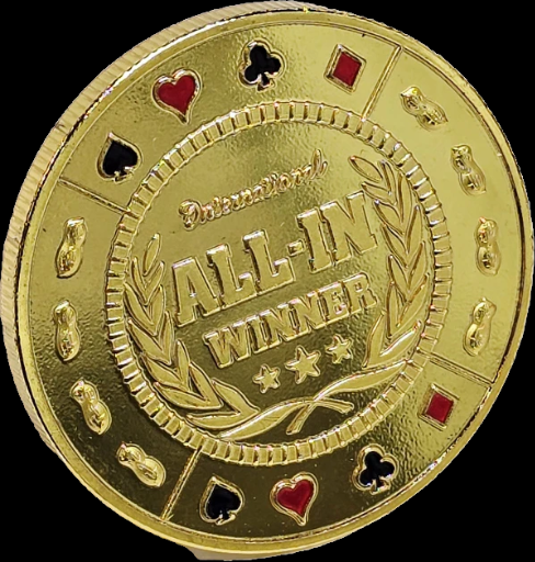 #34 All In Winner Metal Card Guard