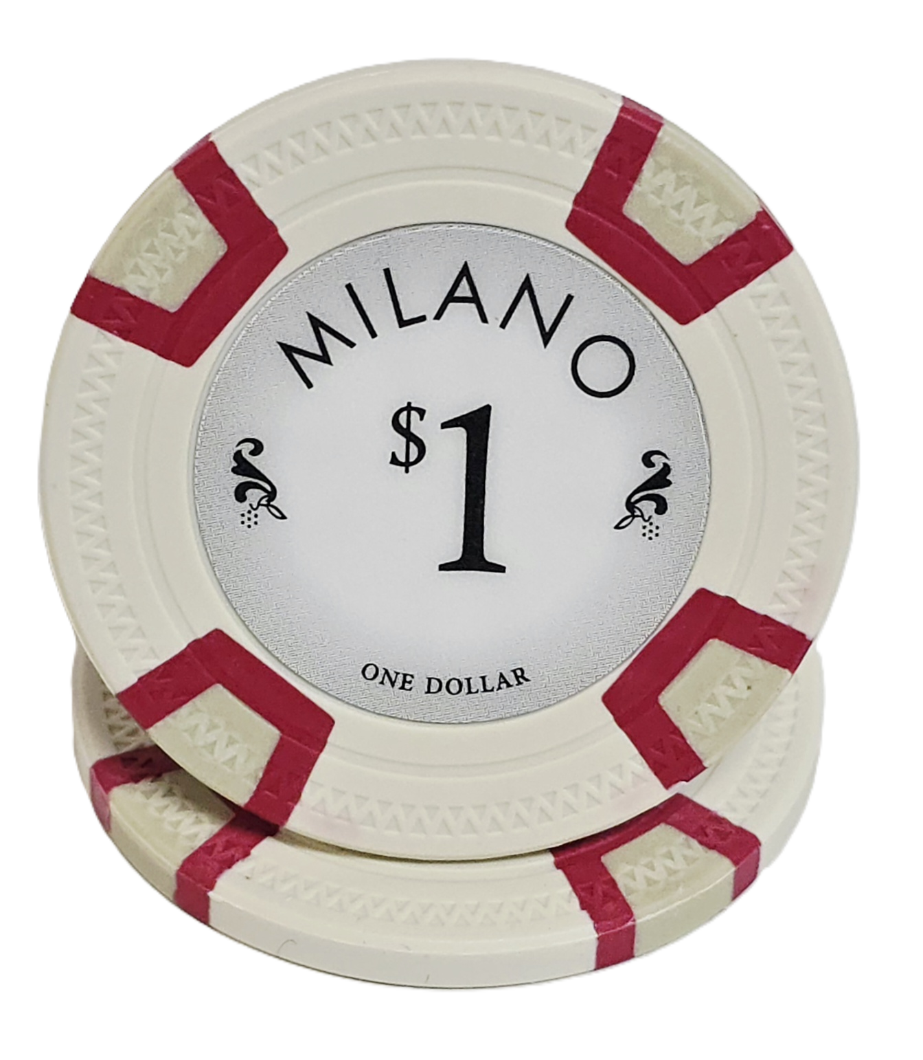 $1 White Clay Milano 