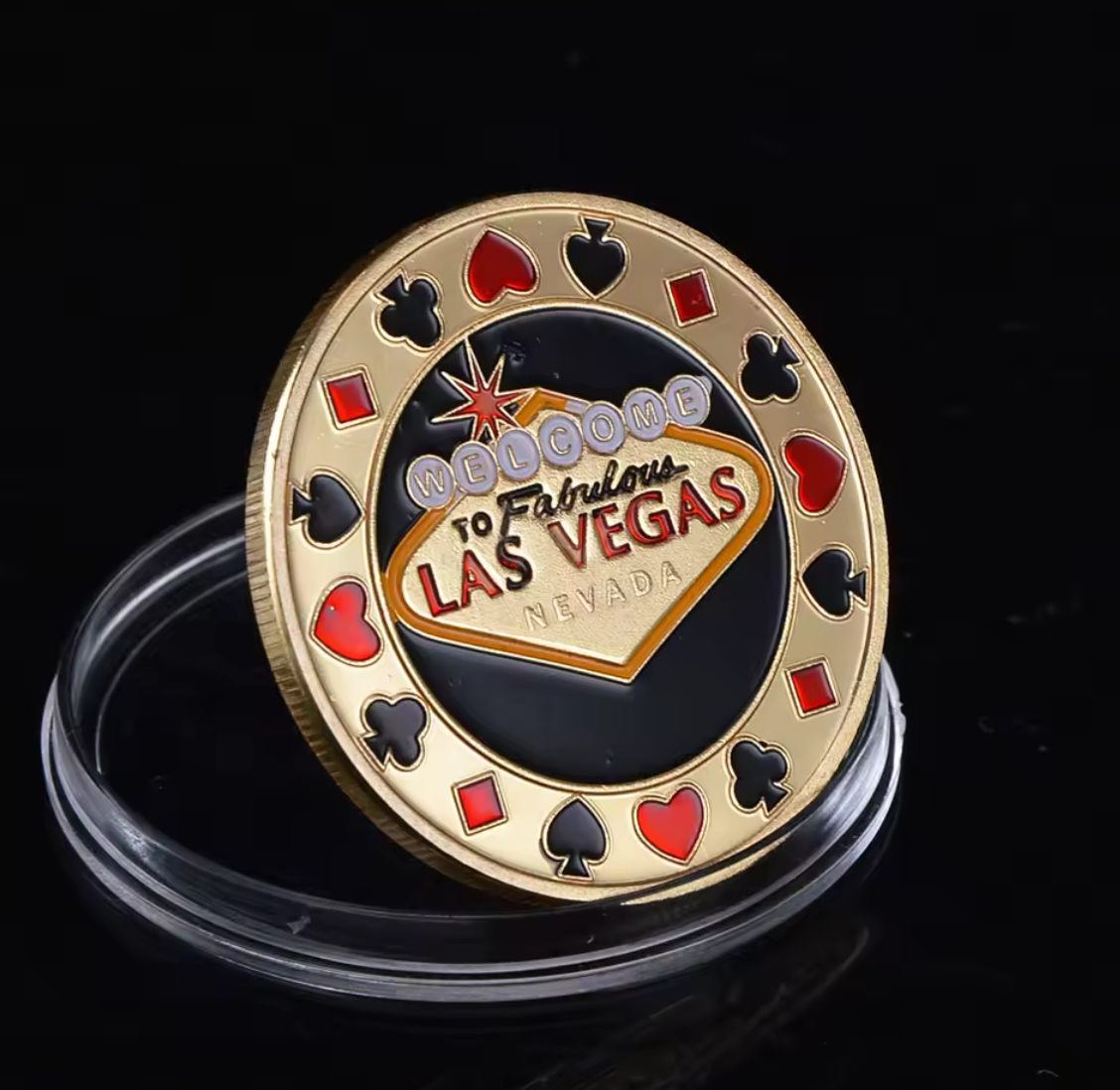 #12 Las Vegas Metal Card Guard (Clear Cover Included)