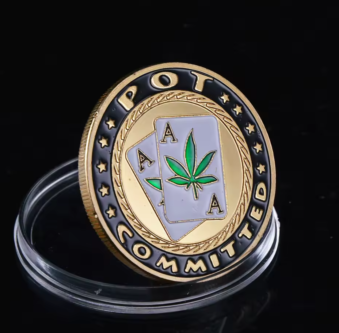 #80 Pot Committed/Aces Metal Guard (Clear Cover Included)