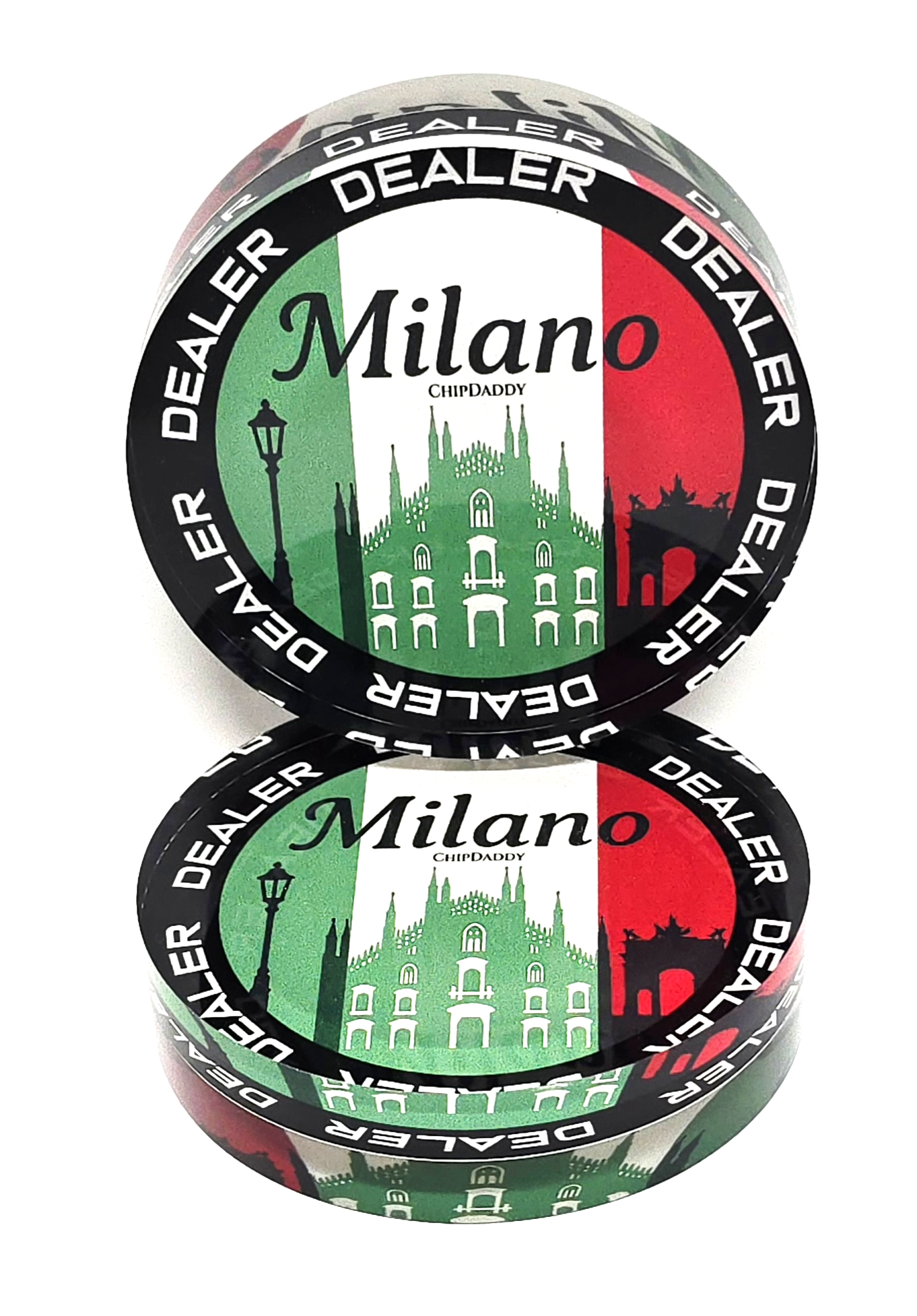 3" Diameter Acrylic Milano Dealer Button