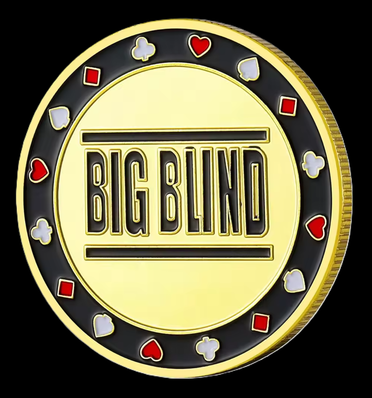 #3 Big Blind Metal Card Guard (Clear Cover Included)