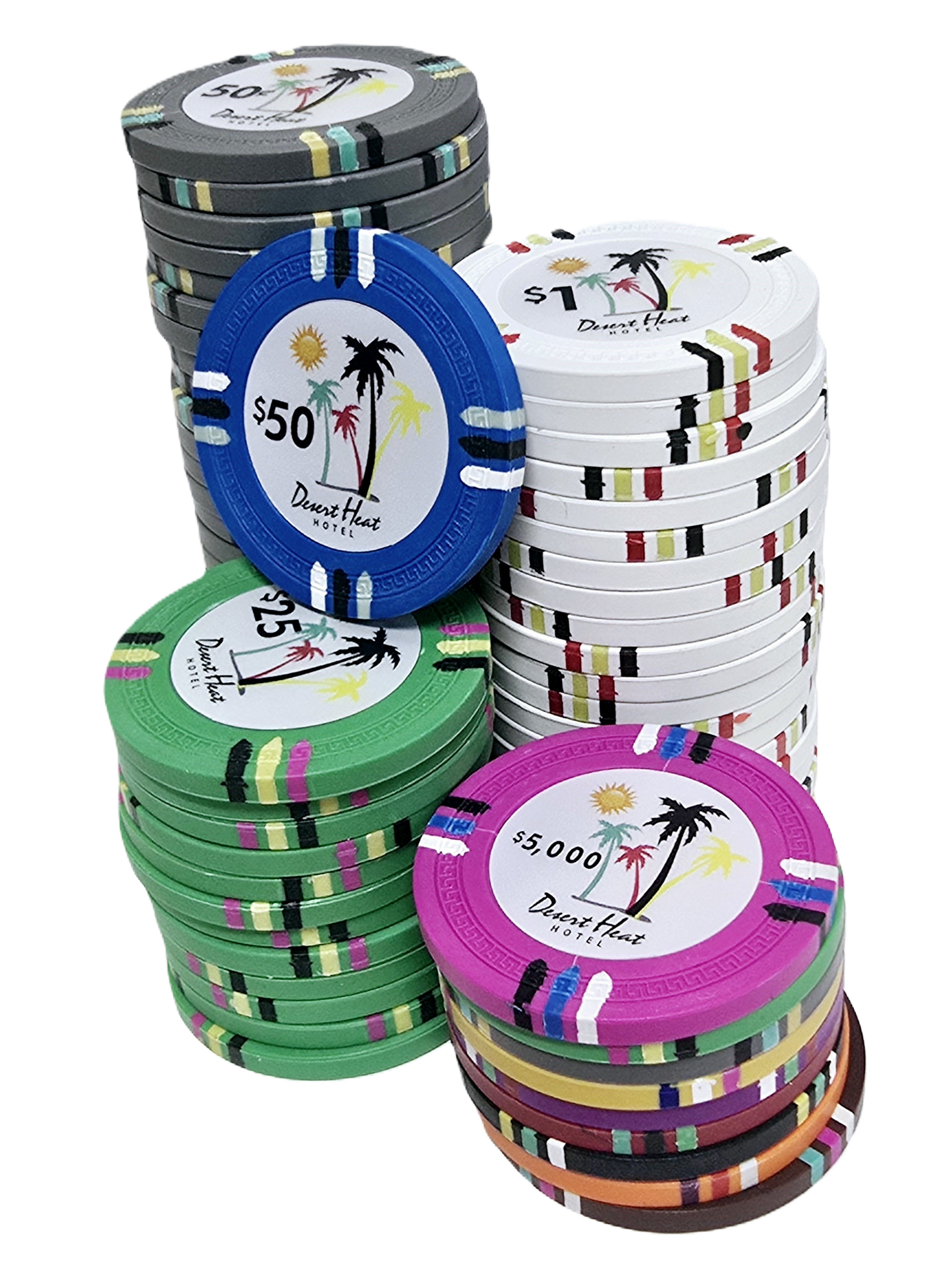 200pc Desert Heat Chip Set
