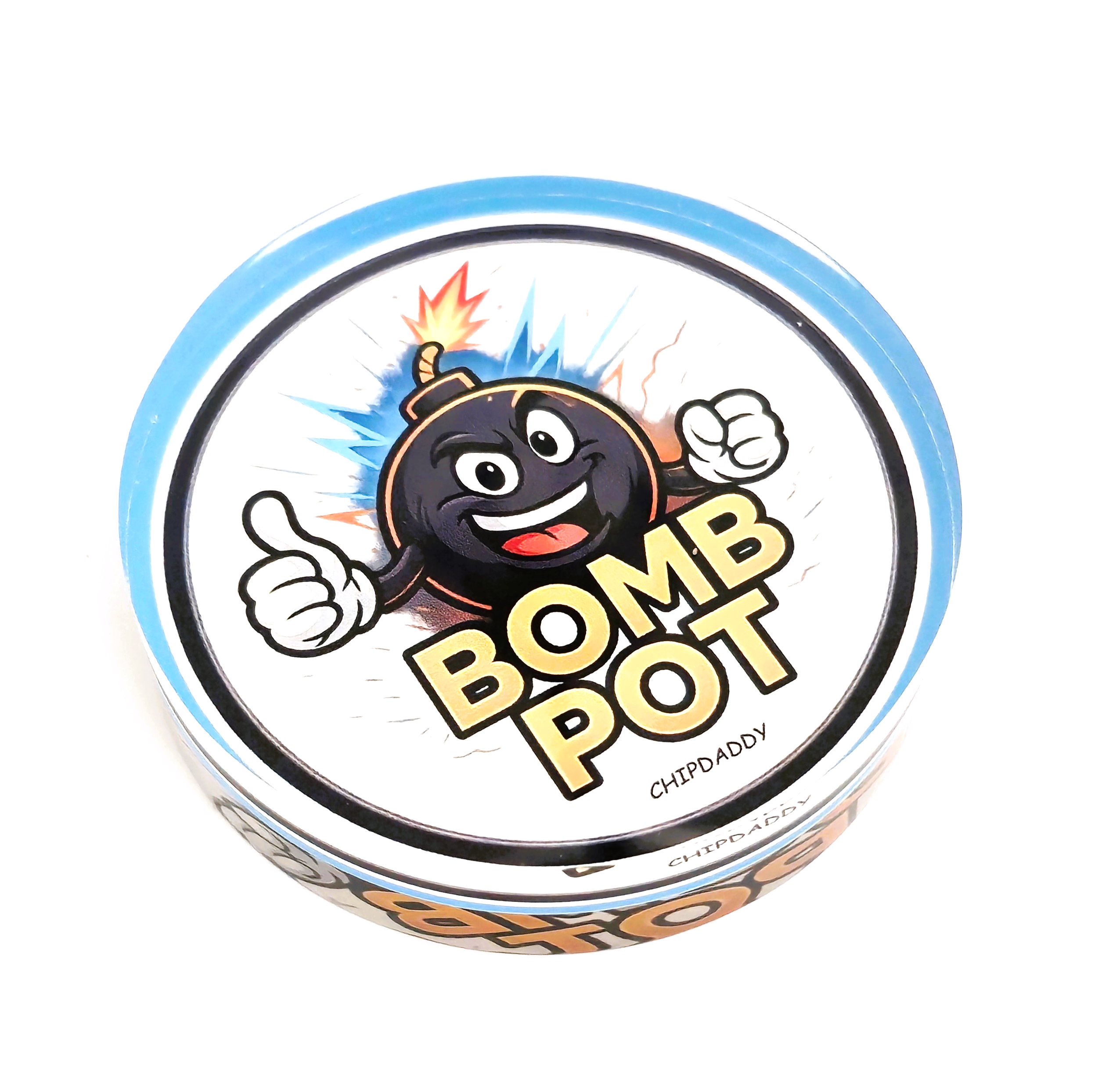 3" Diameter White Acrylic Bomb Pot Button
