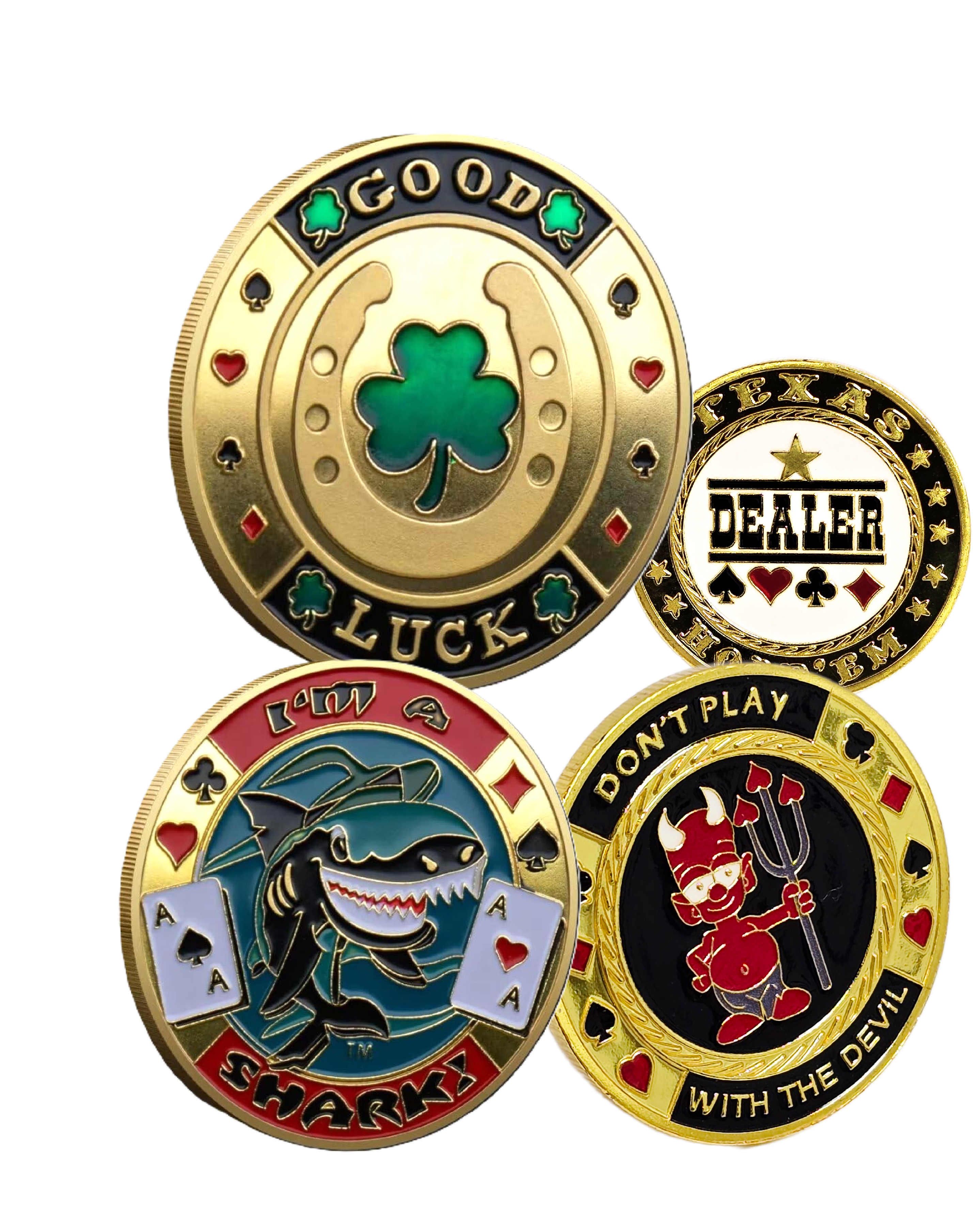 #4 - 4pc Metal Card Guard Bundle Set