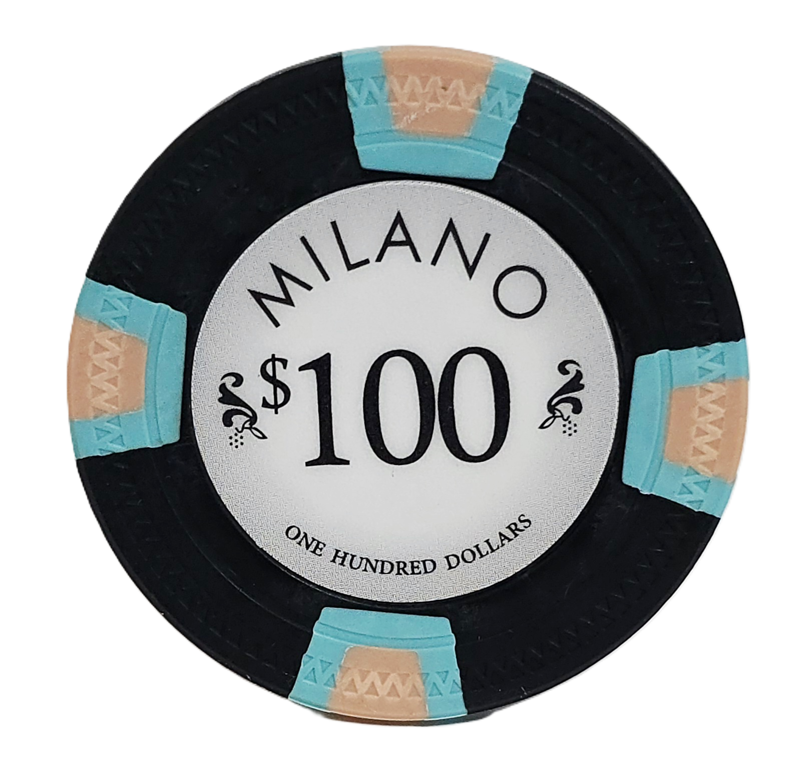 $100 Black Clay Milano 