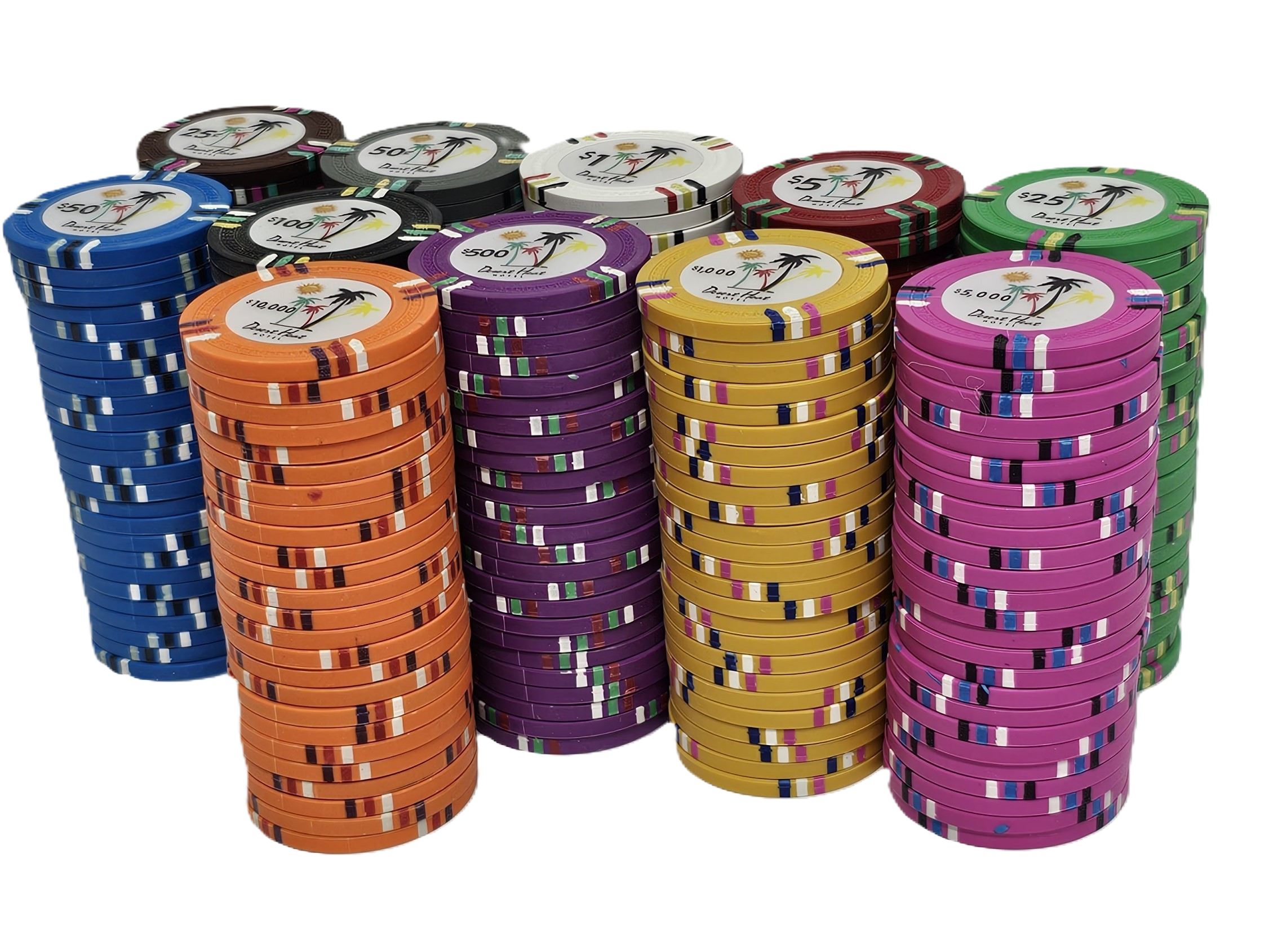 Desert Heat Poker Chip Set (1000pcs)