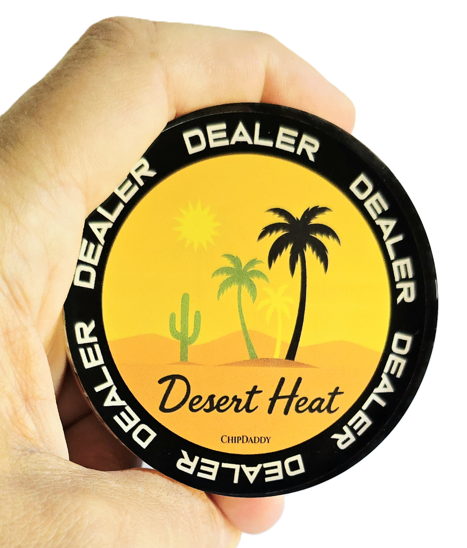 Desert Heat Dealer Button