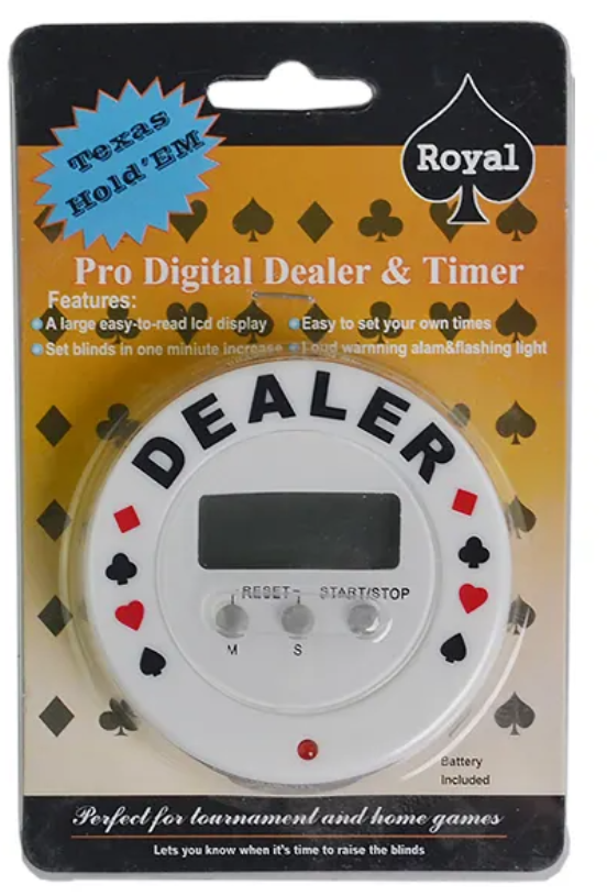 Dealer White Button (With Timer) 