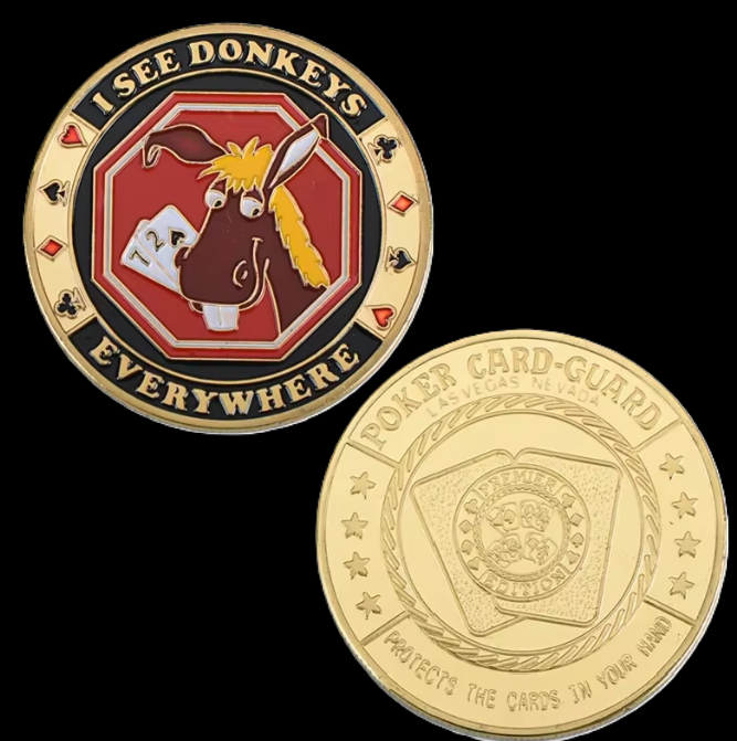 #75 I See Donkeys Metal Guard (Clear Cover Included)