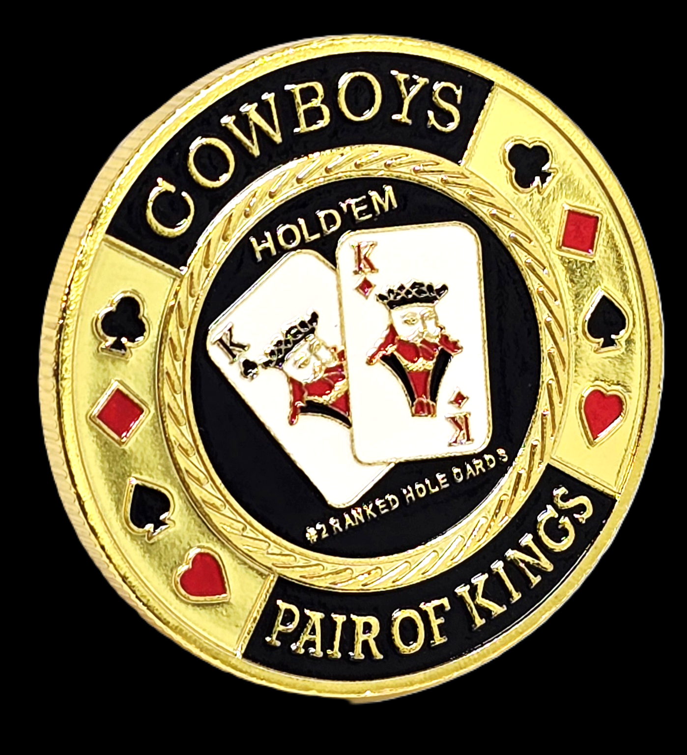 #6 Cowboys Metal Card Guard (Clear Cover Included)