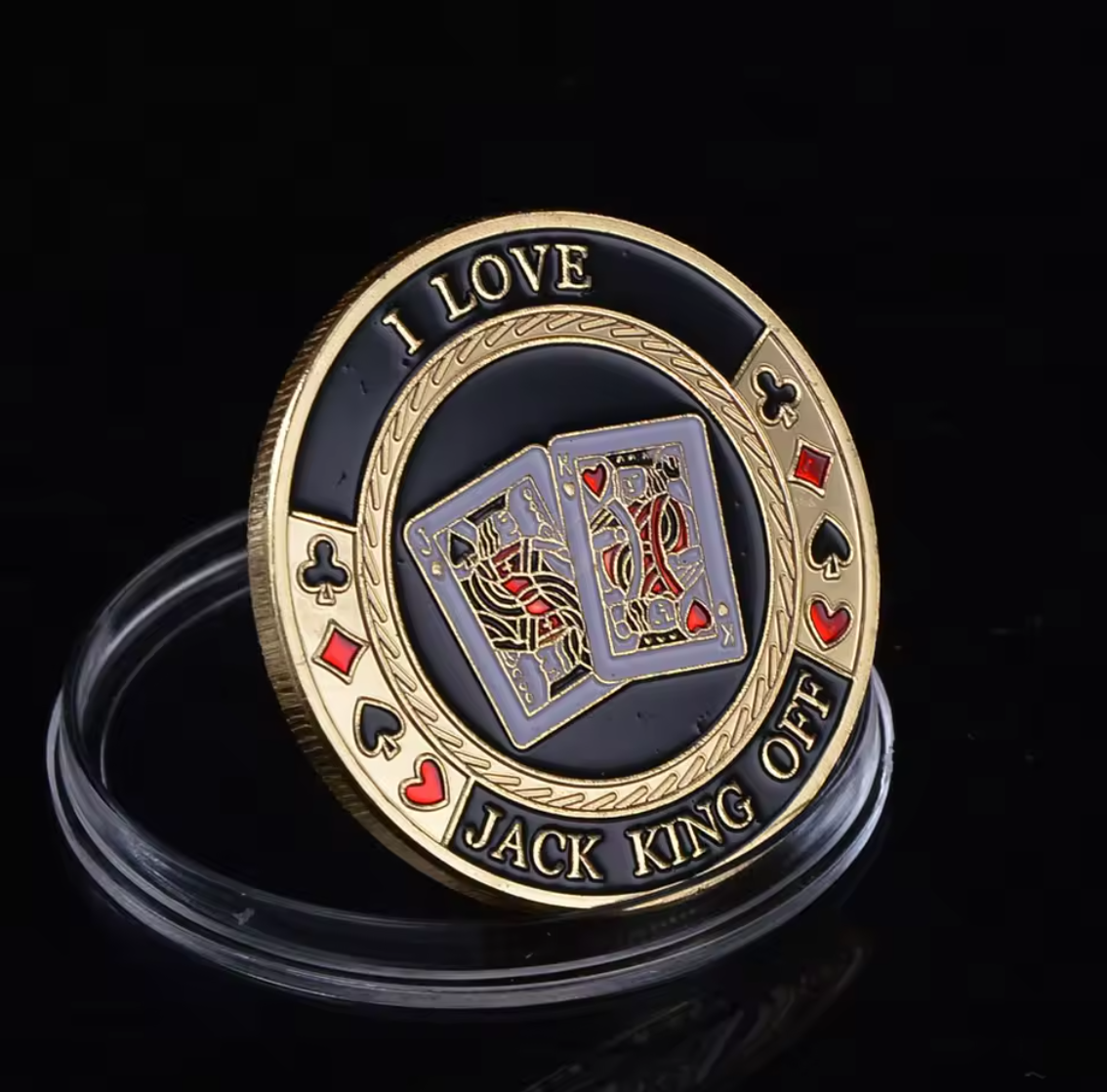 #41 I Love Jack King Off Metal Card Guard