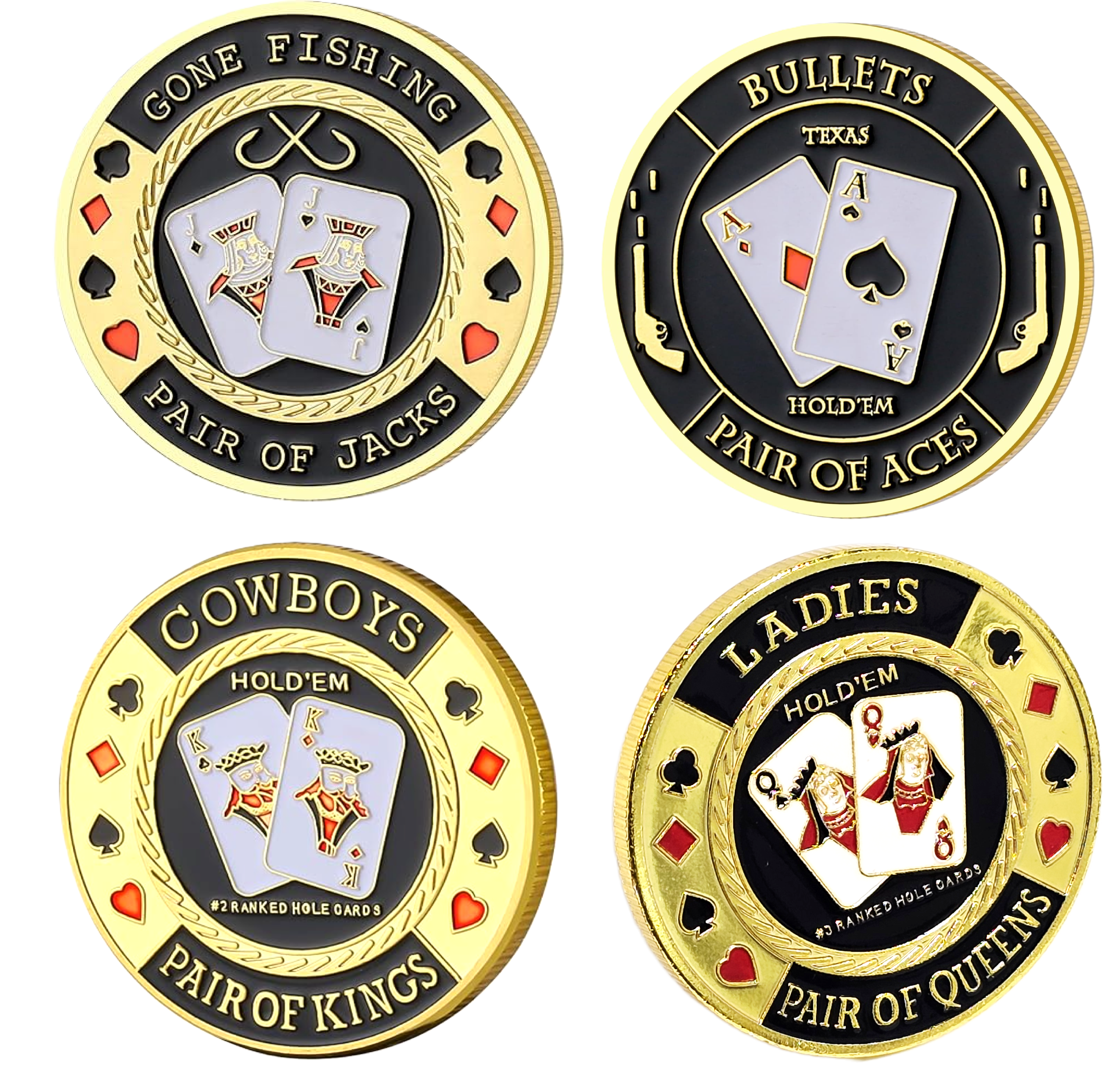 #8 - 4pc Metal Card Guard Bundle Set