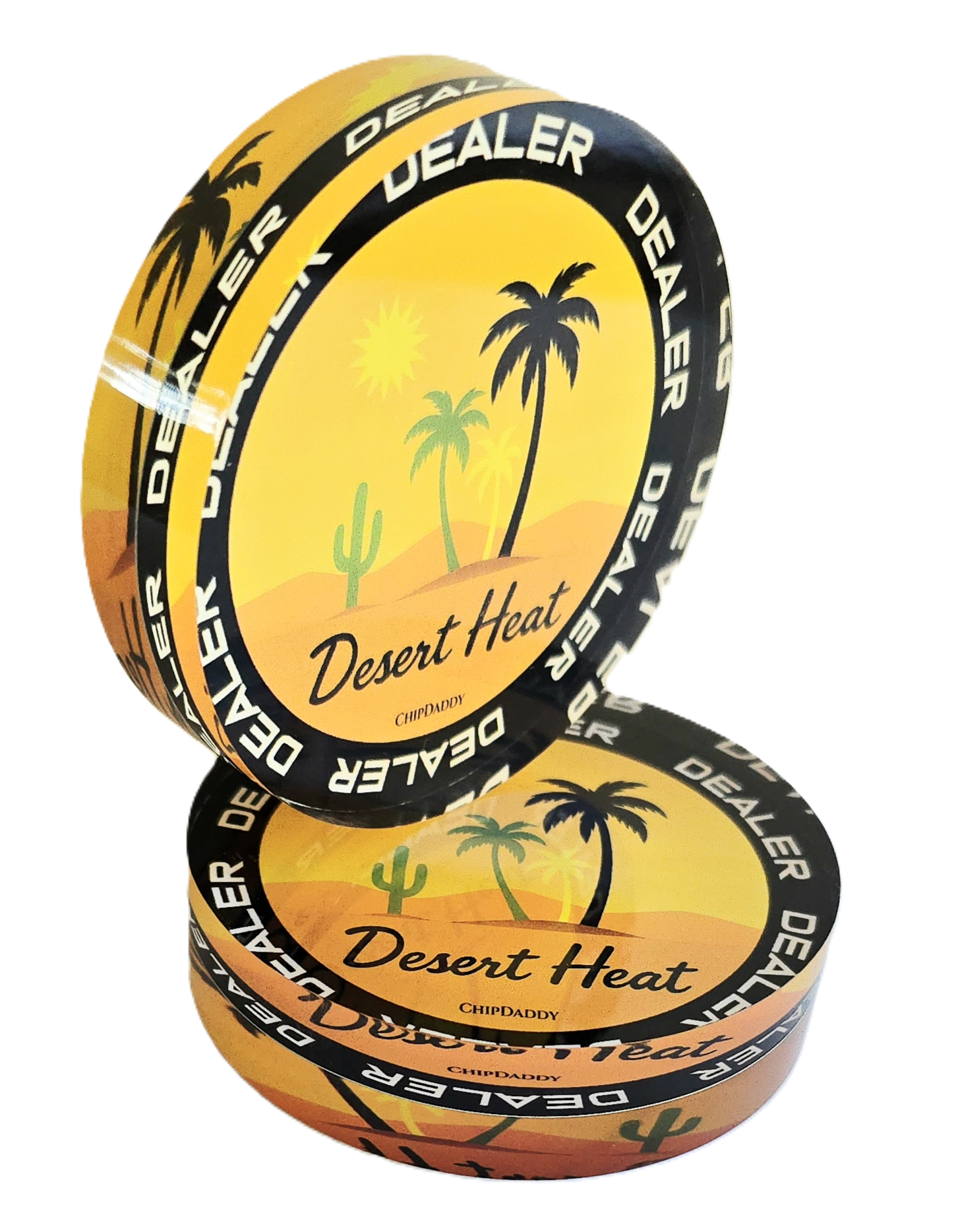 3" Diameter Acrylic Desert Heat Button