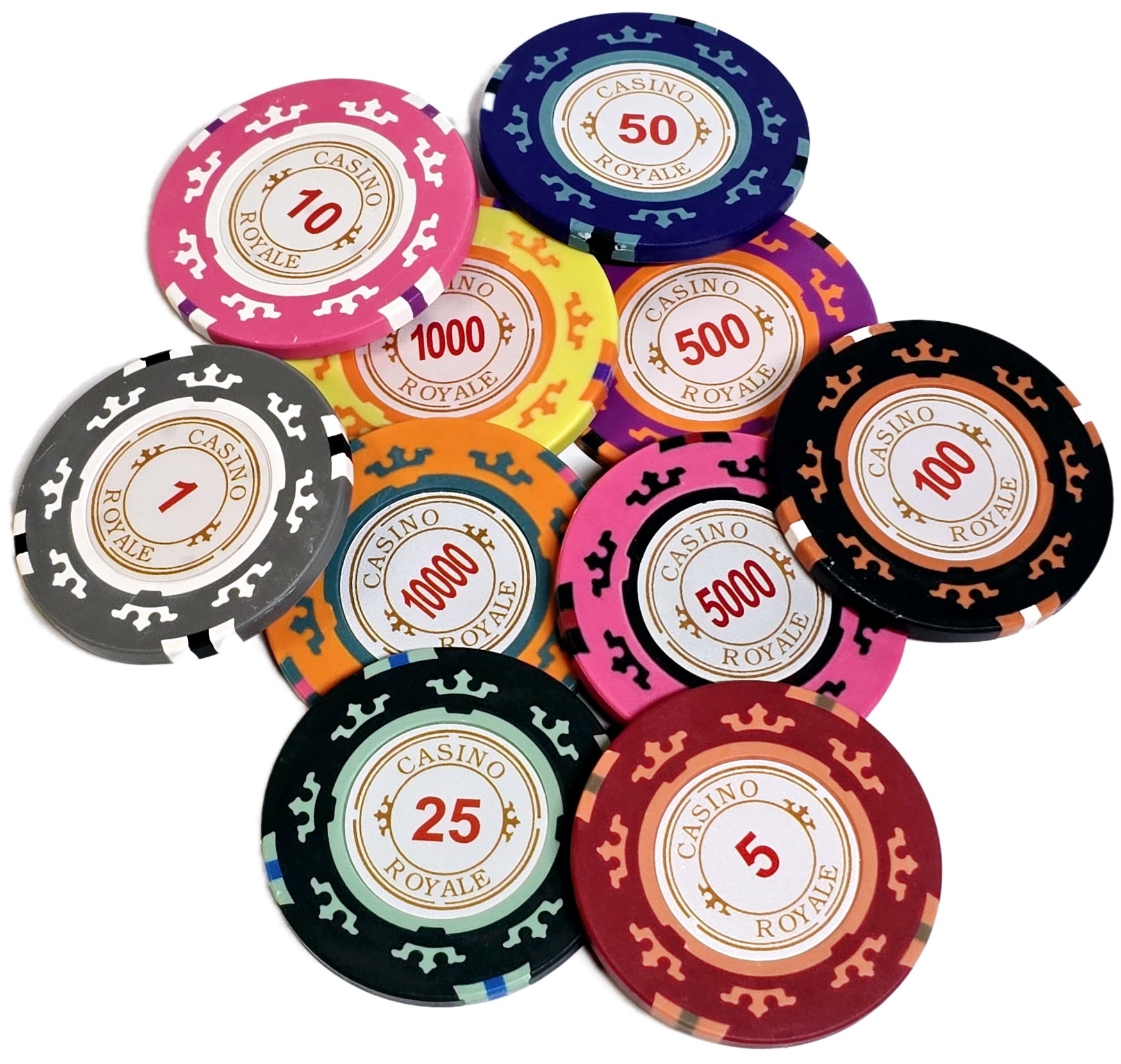 Poker Chip Set Samples 
