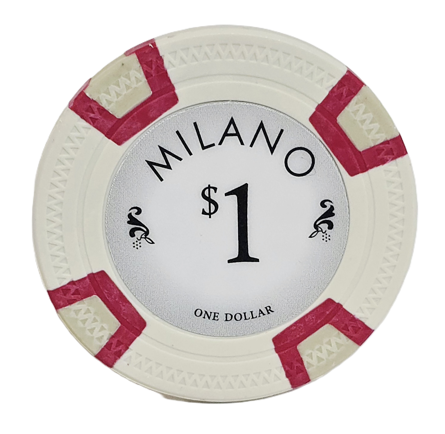 $1 White Clay Milano 