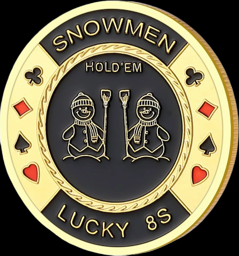 #43 Snowmen Lucky 8s Metal Guard (Clear Cover Included)