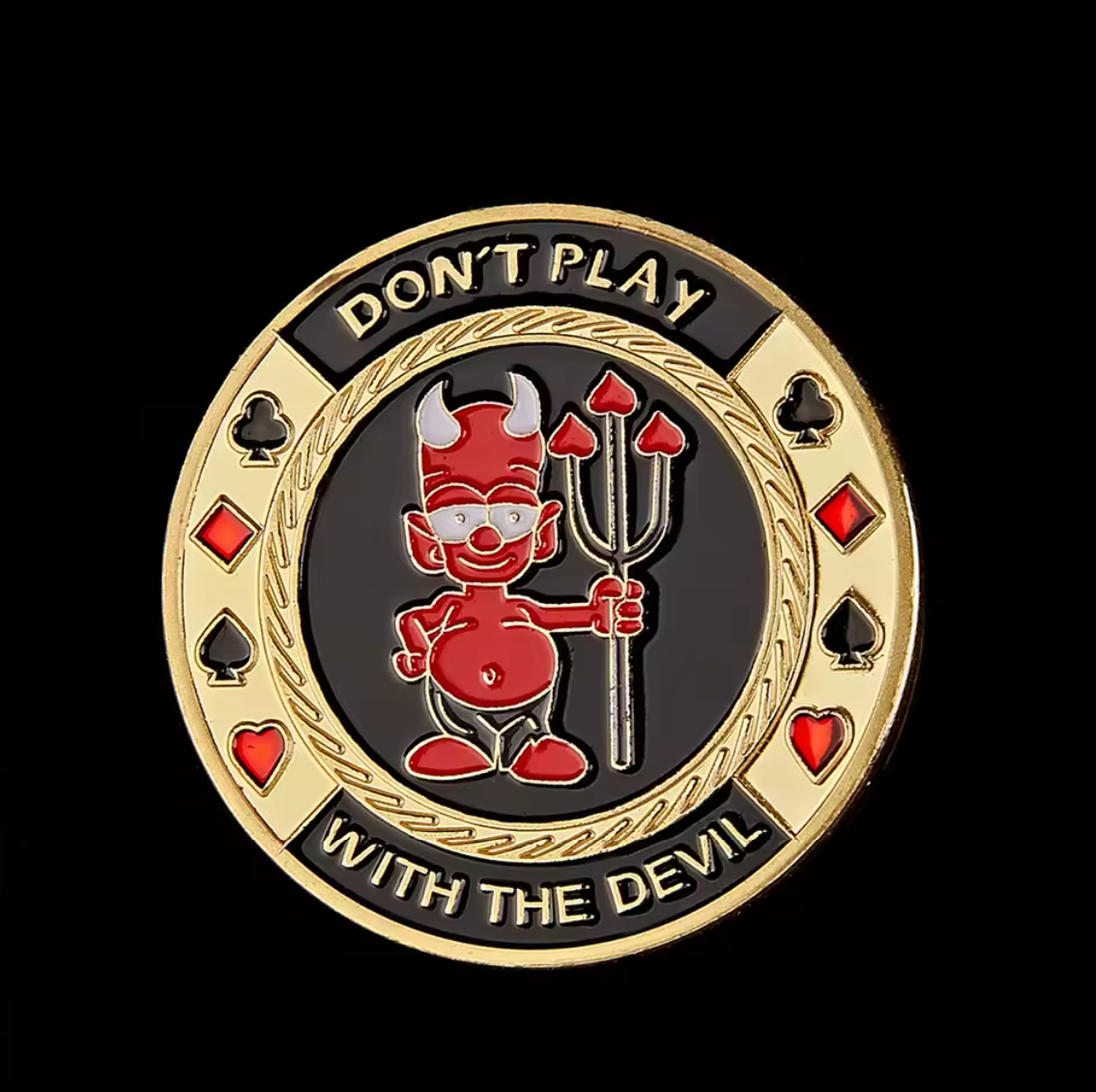 #14 Dont Play With The Devil Metal Guard (Clear Cover Included)