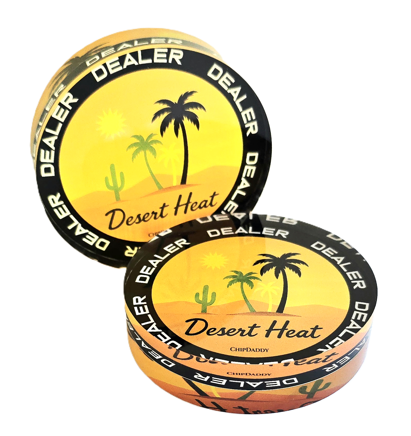 3" Diameter Acrylic Desert Heat Button