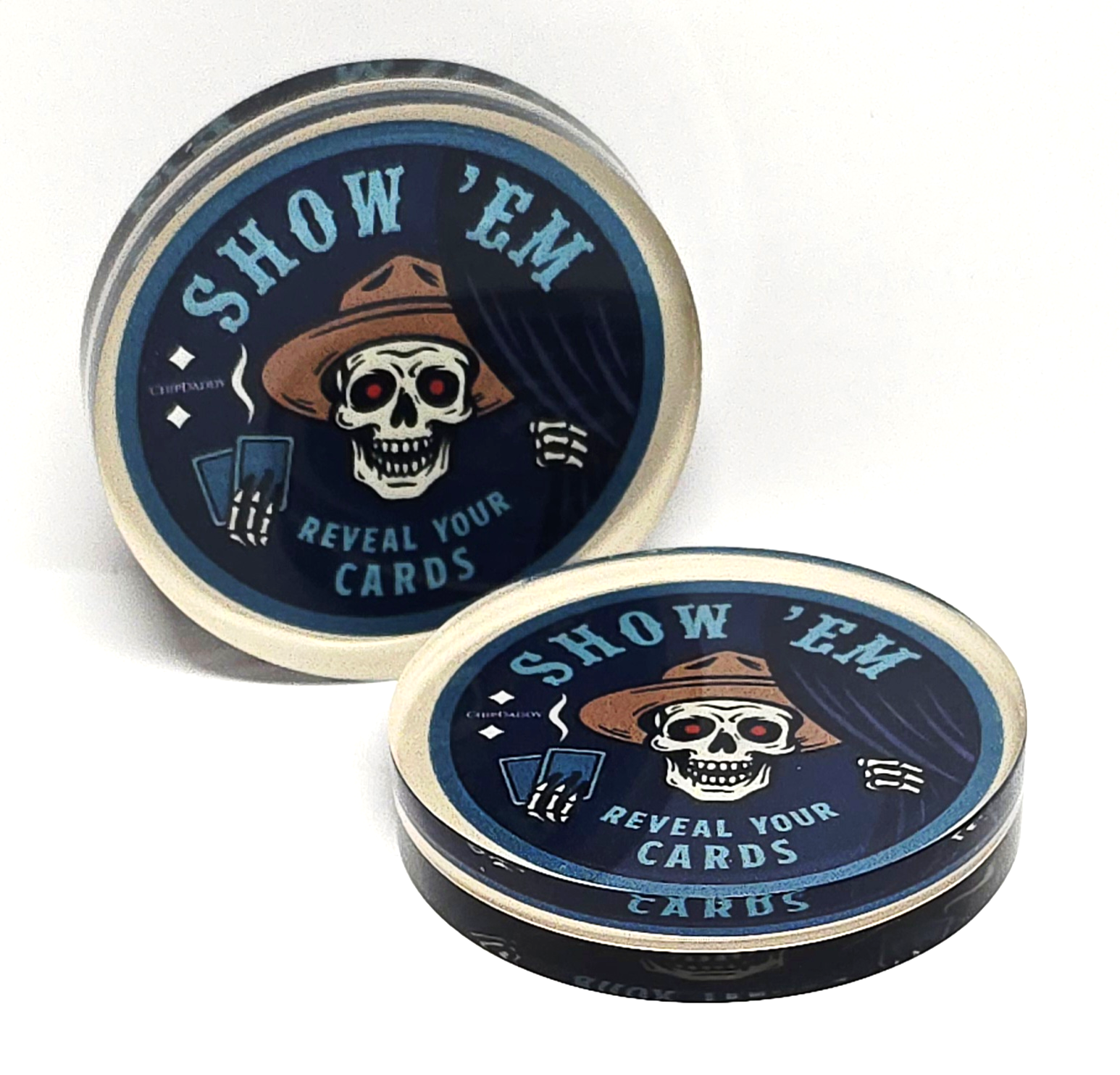 2" Diameter Acrylic Show 'Em Button