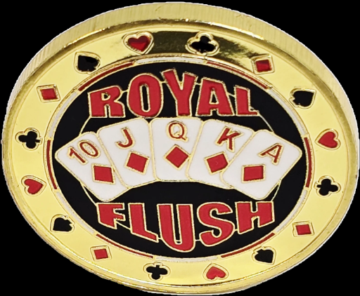 #13 Royal Flush Metal Card Guard (Clear Cover Included)