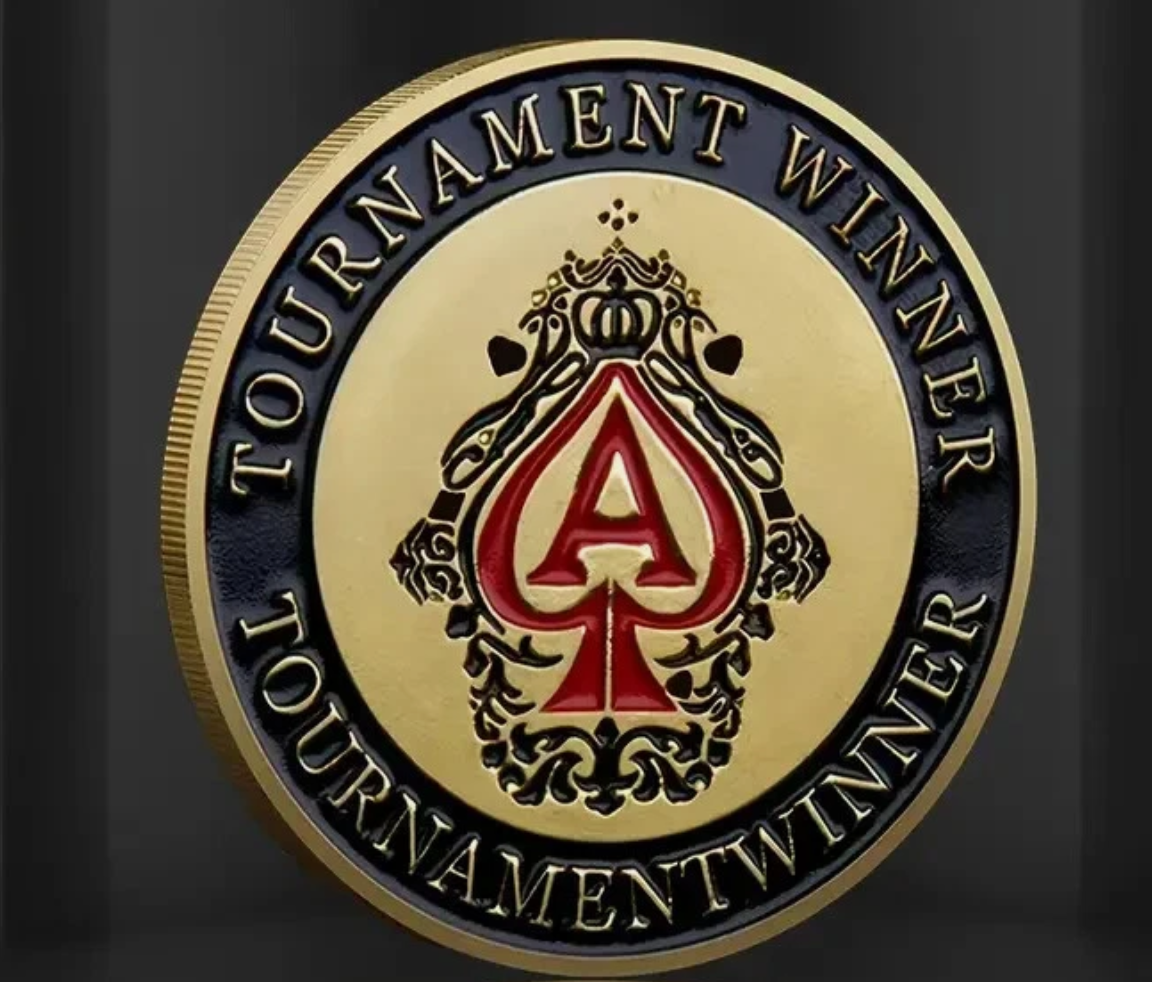 #25 Tournament Winner Metal Card Guard (Clear Cover Included)