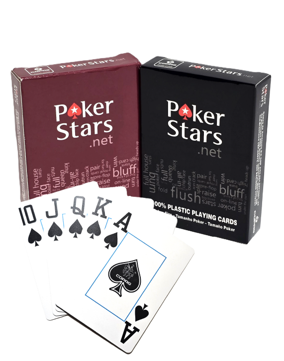 4PK Poker Star Playing Cards 100% Plastic