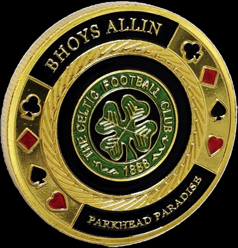 #18 Bhoys All In Metal Card Guard (Clear Cover Included)