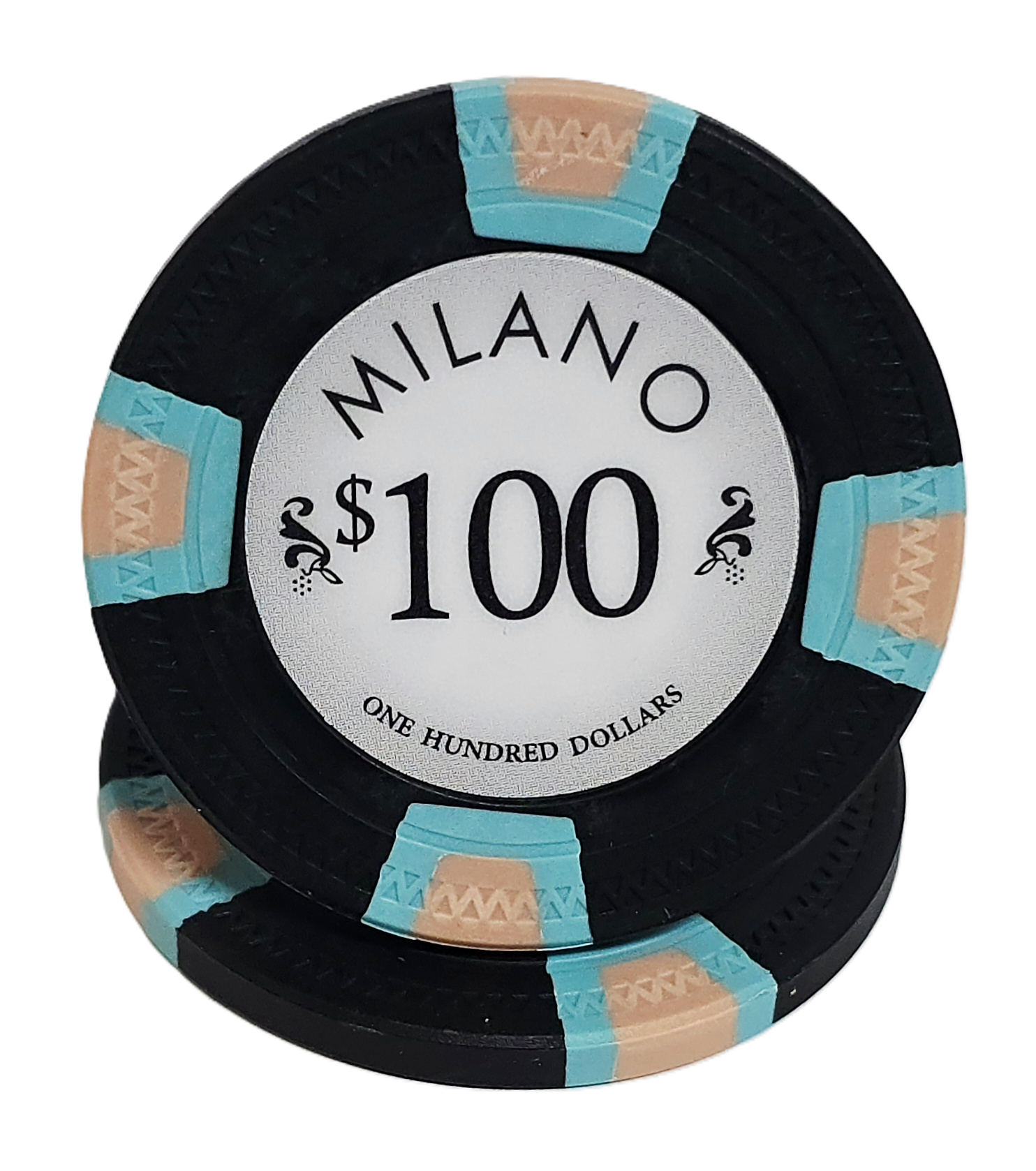 $100 Black Clay Milano