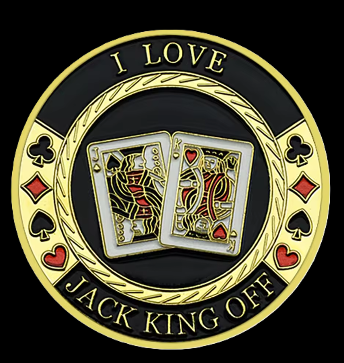 #41 I Love Jack King Off Metal Card Guard