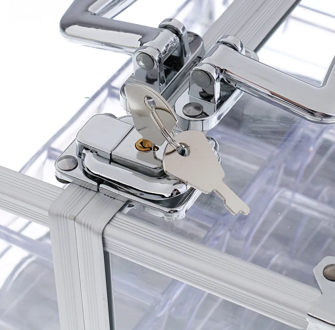 600pc Acrylic Chip Case/With Trays