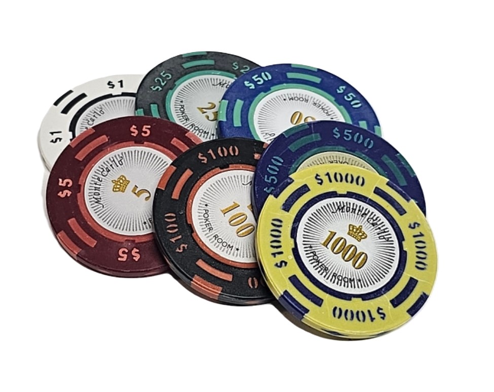 Poker Chip Set Samples 