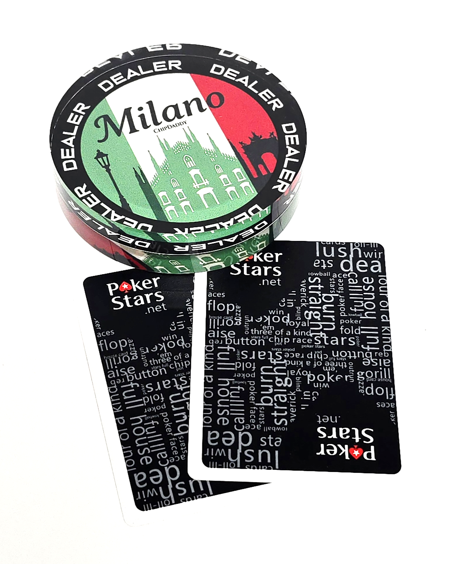 3" Diameter Acrylic Milano Dealer Button