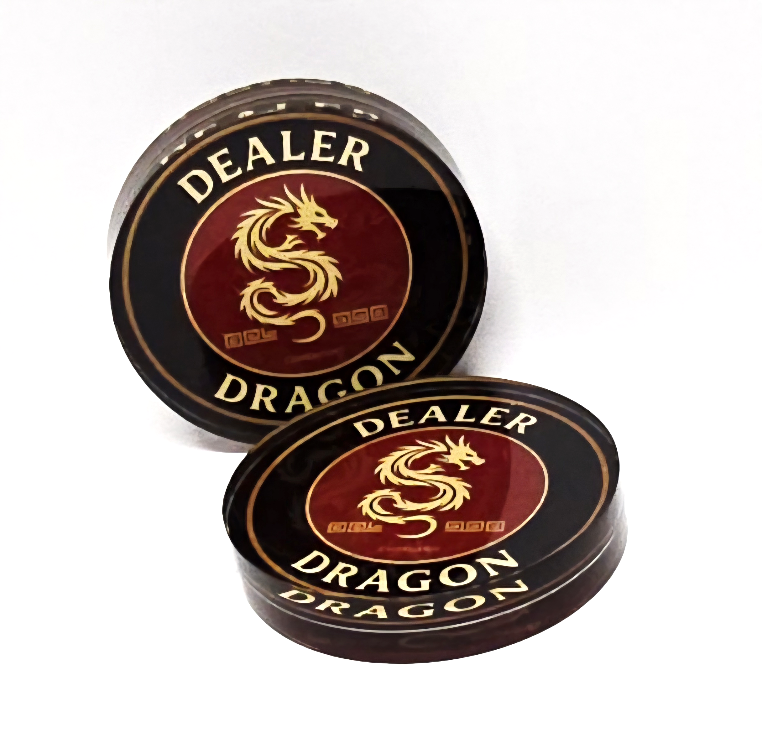 Dragon 2" Diameter Acrylic Dealer Button