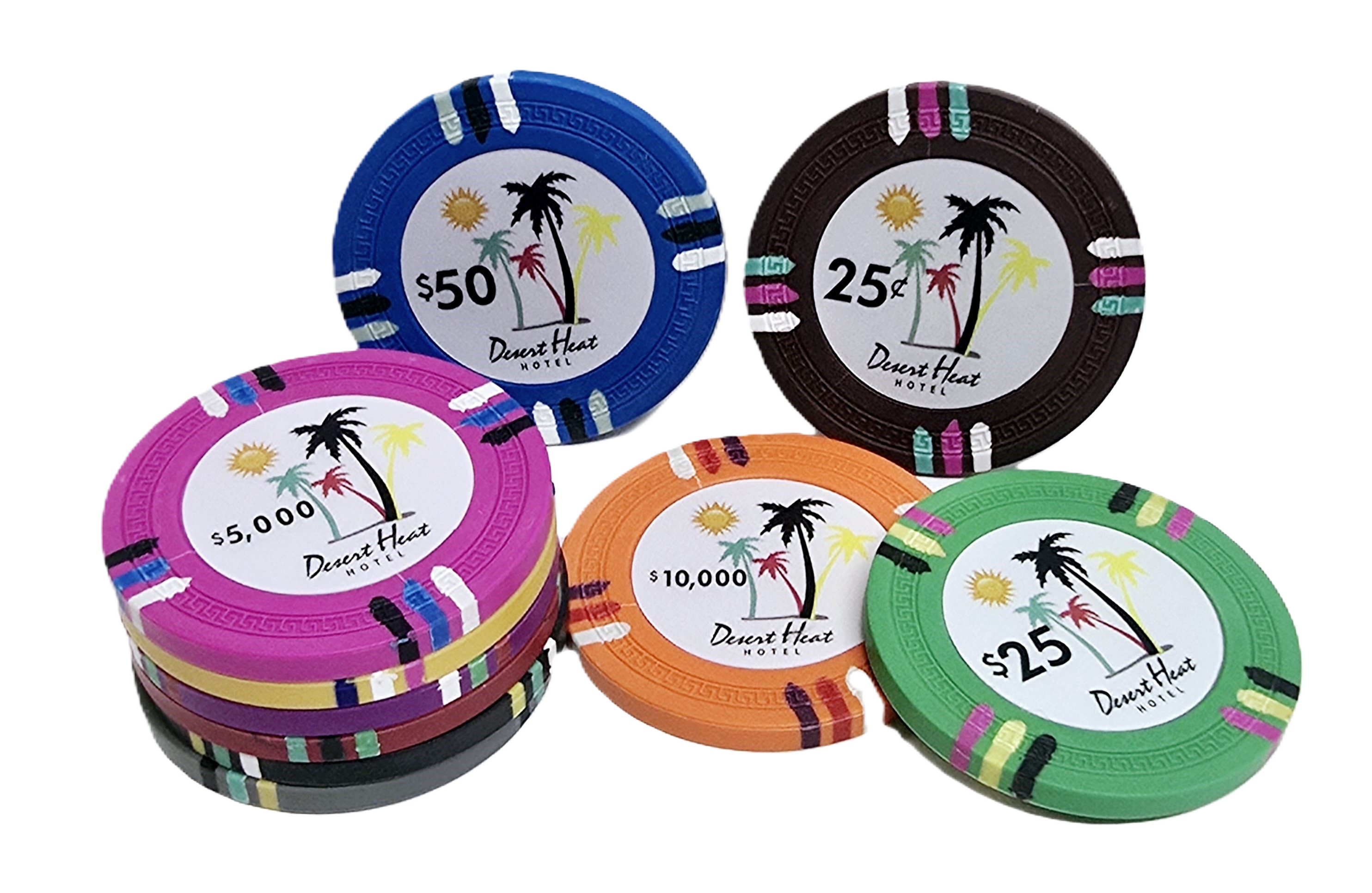 200pc Desert Heat Chip Set/No Case