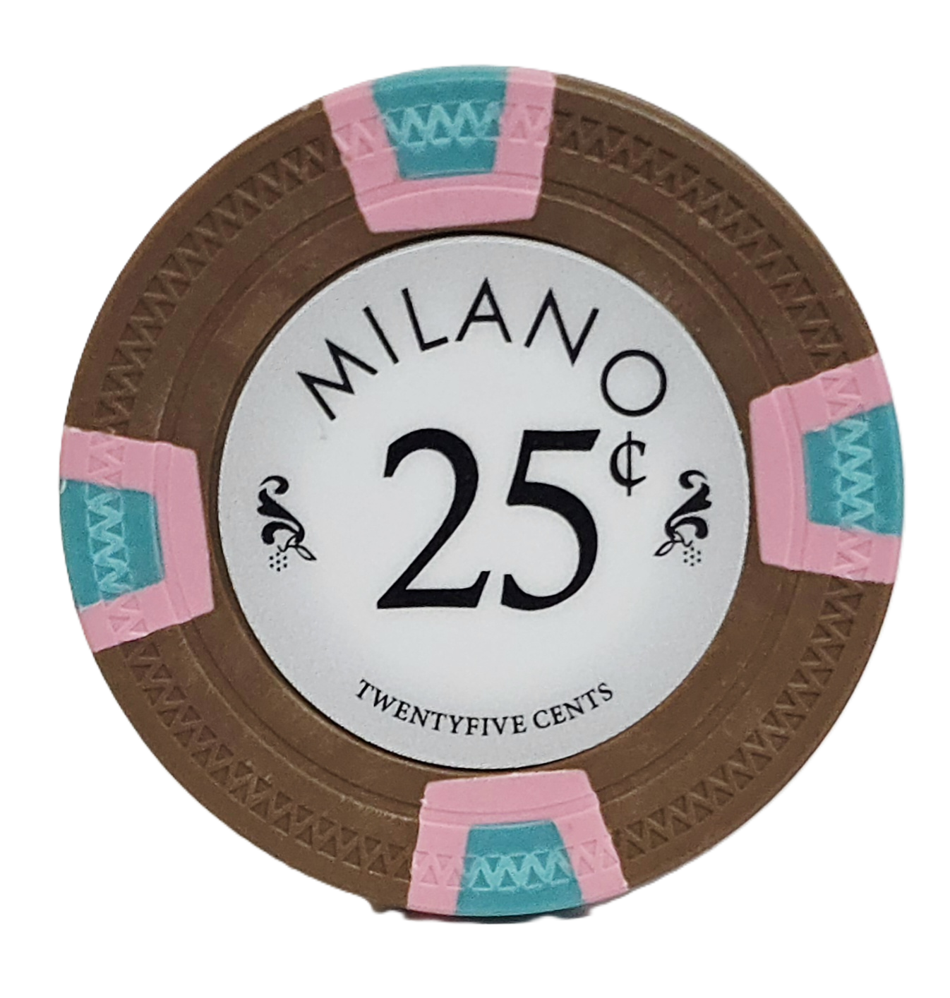 $0.25 Brown Clay Milano 