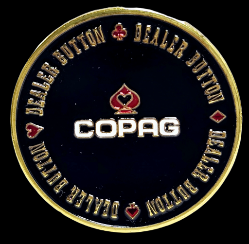 #61 Copag Dealer Metal Guard (Clear Cover Included)
