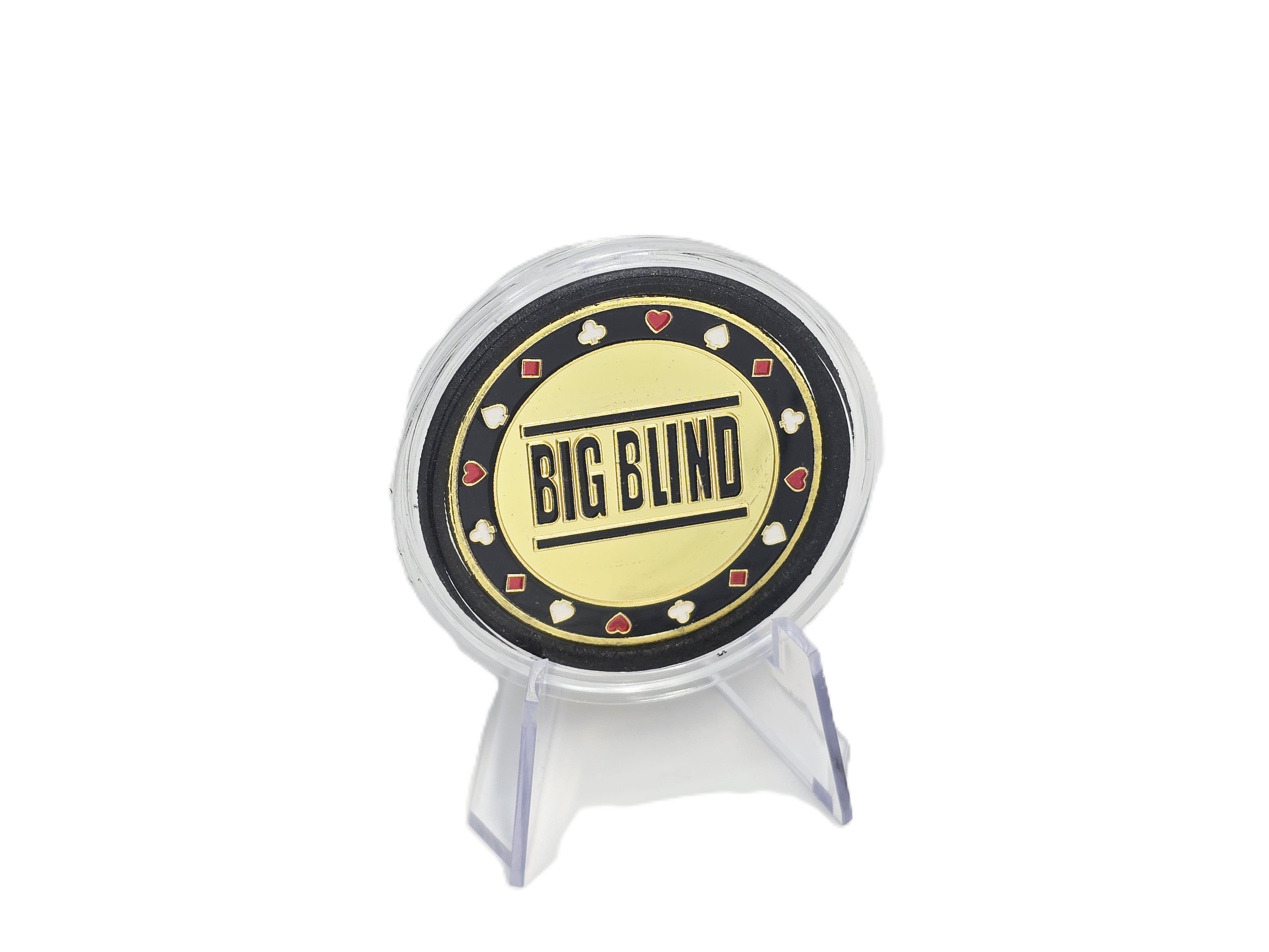 #3 Big Blind Metal Card Guard (Clear Cover Included)