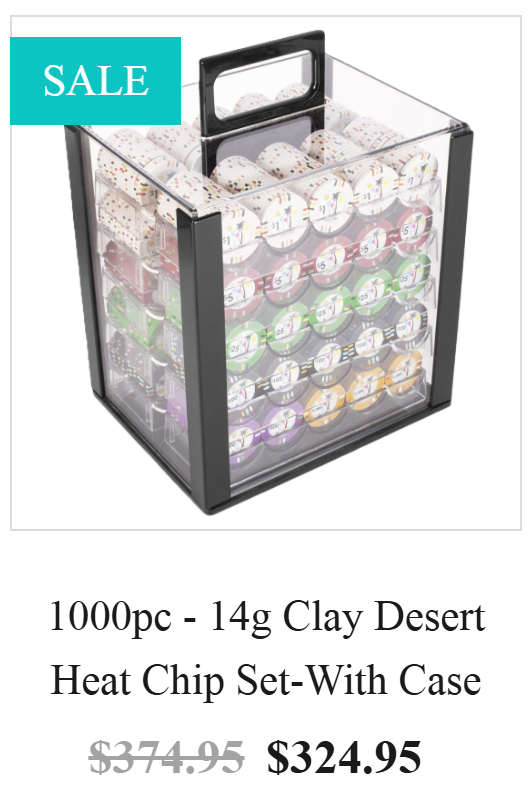 Desert Heat Poker Chip Set (1000pcs)