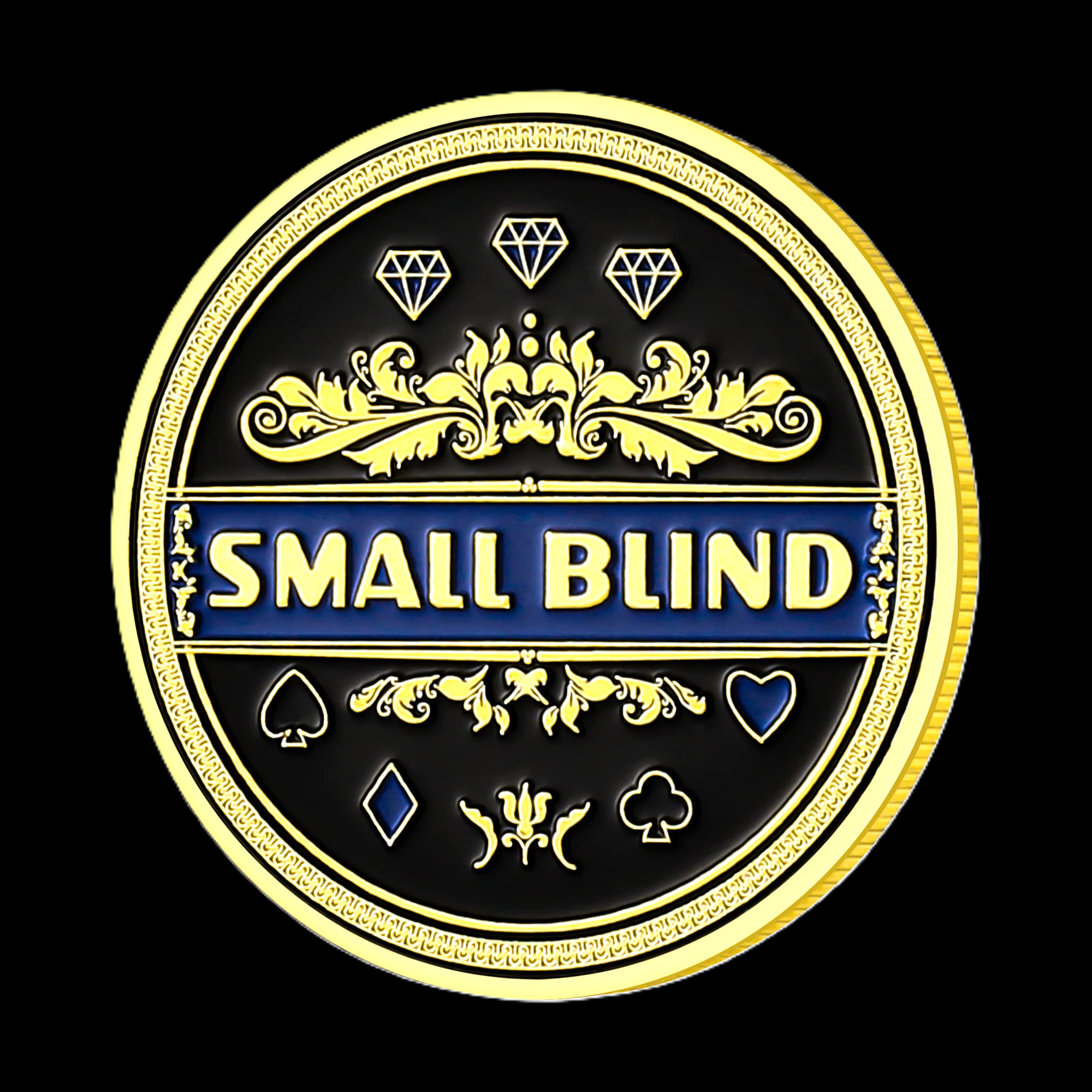 #73 Small Blind Diamond Face (Clear Cover Included)