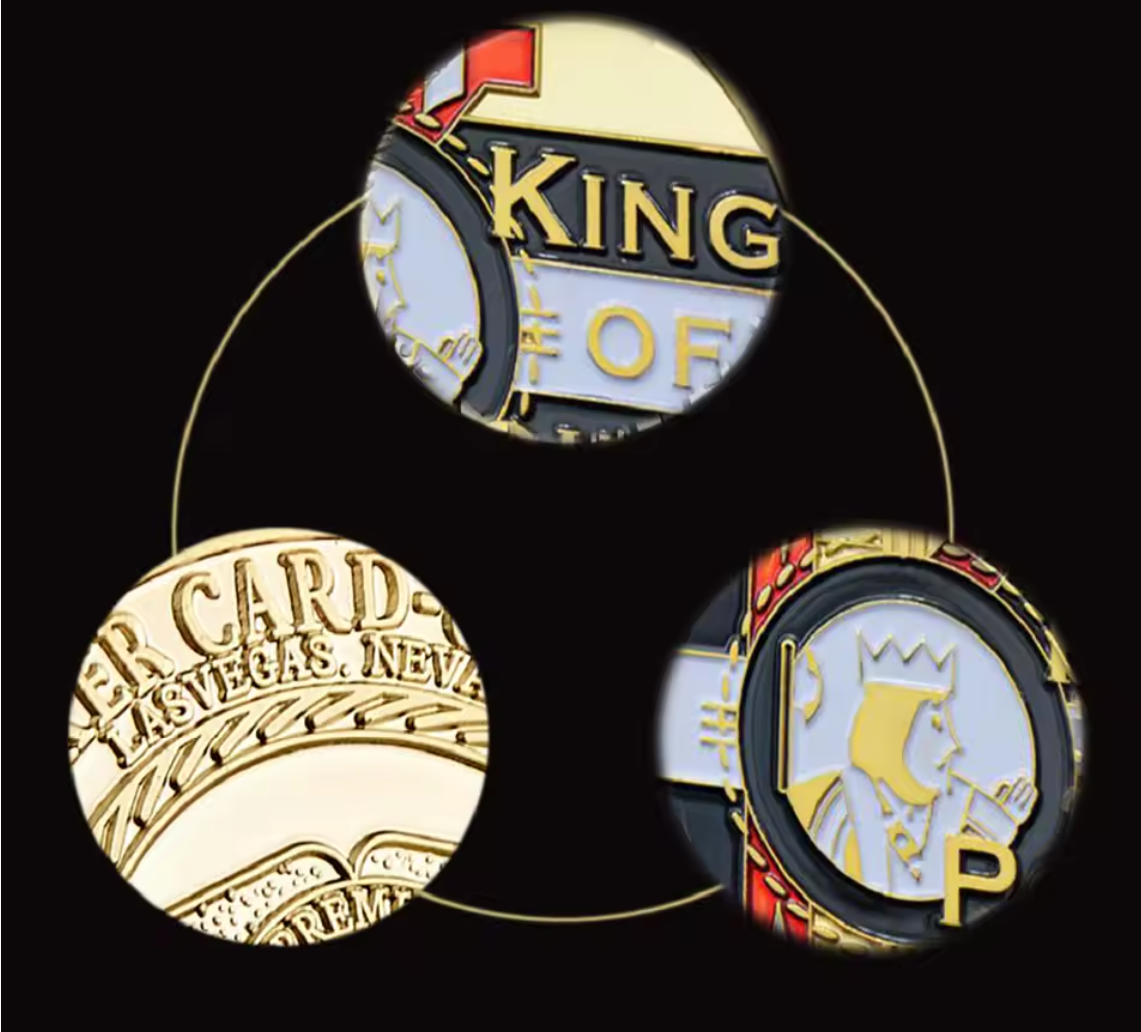 #83 King Of Poker Metal Guard (Clear Cover Included)